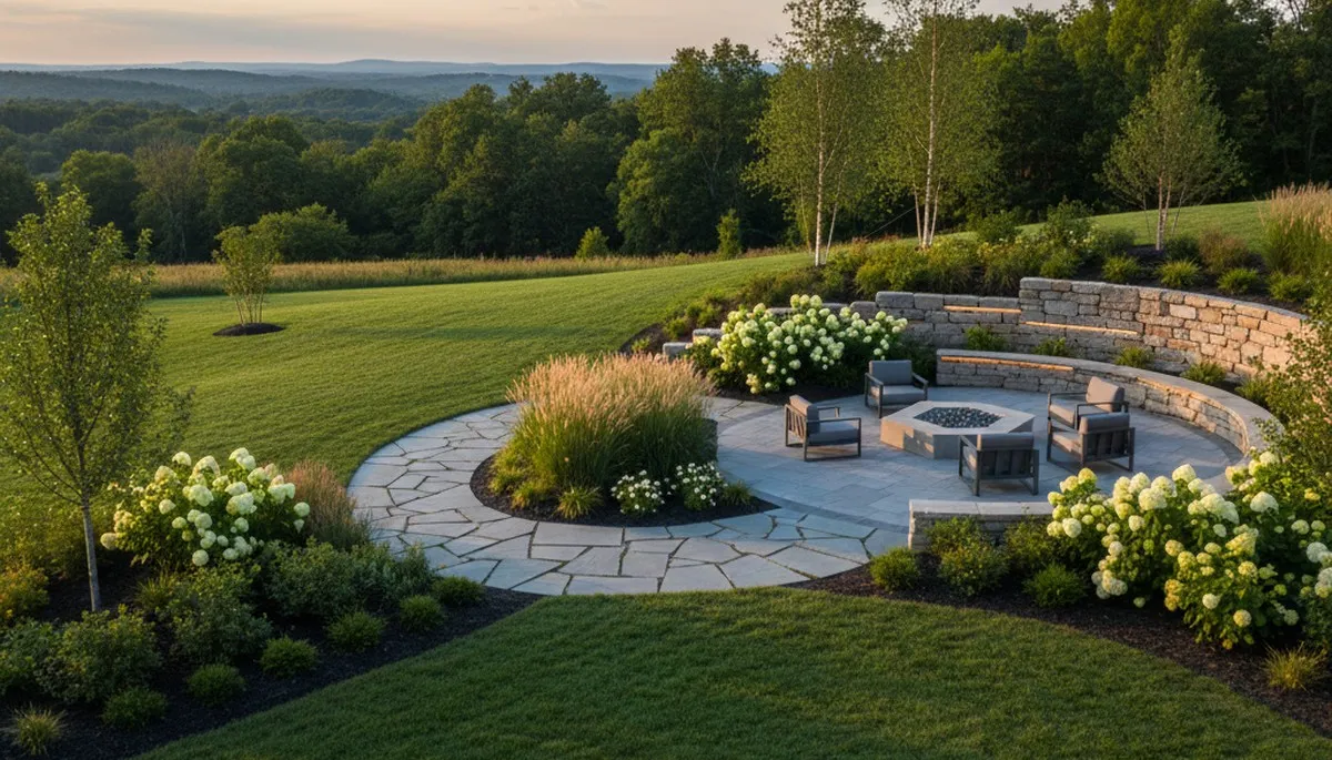 Landscaping crew serving Easton, PA with professional lawn and landscape maintenance